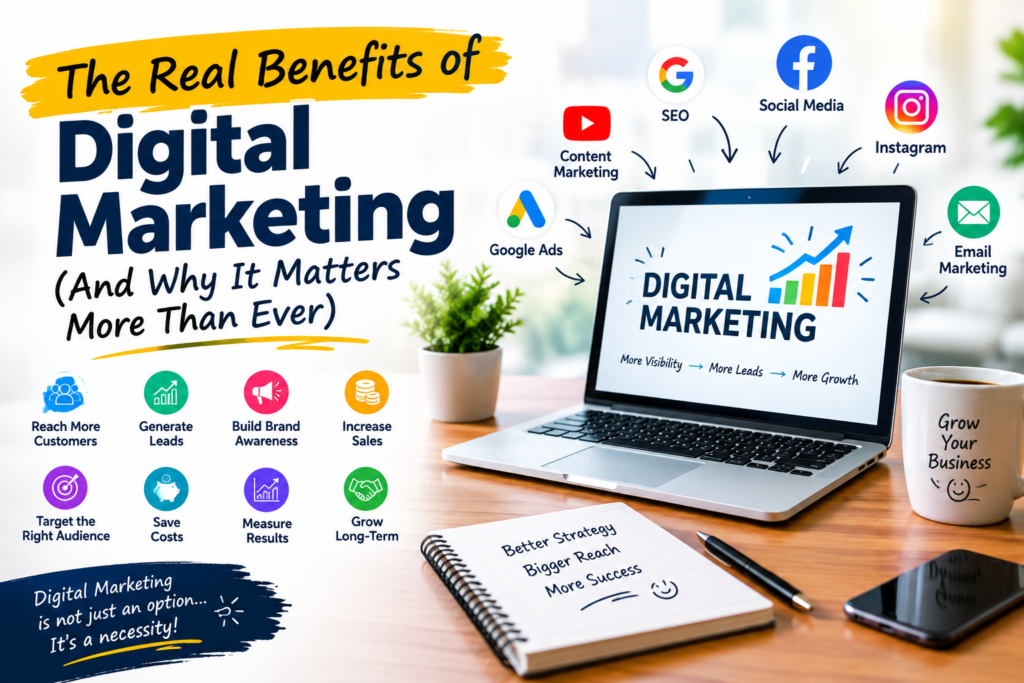 The Real Benefits of Digital Marketing (And Why It Matters More Than Ever)