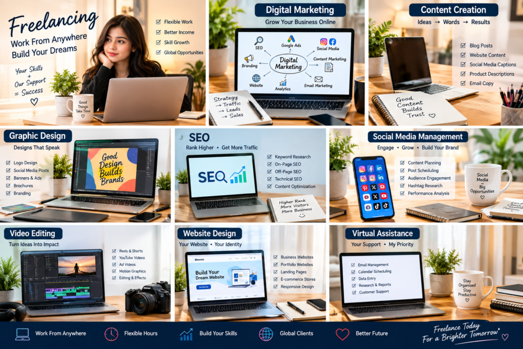 Freelancing Freedom: Skills, Growth, Success
