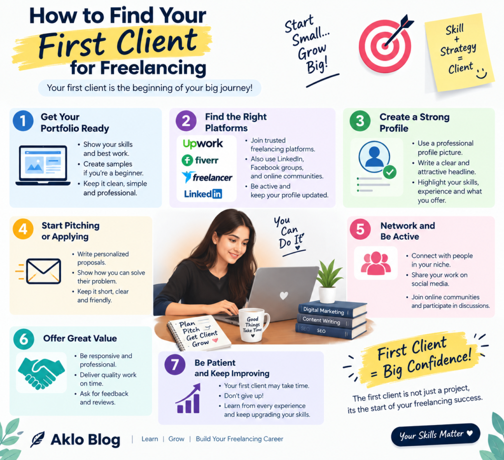 first freelancing client